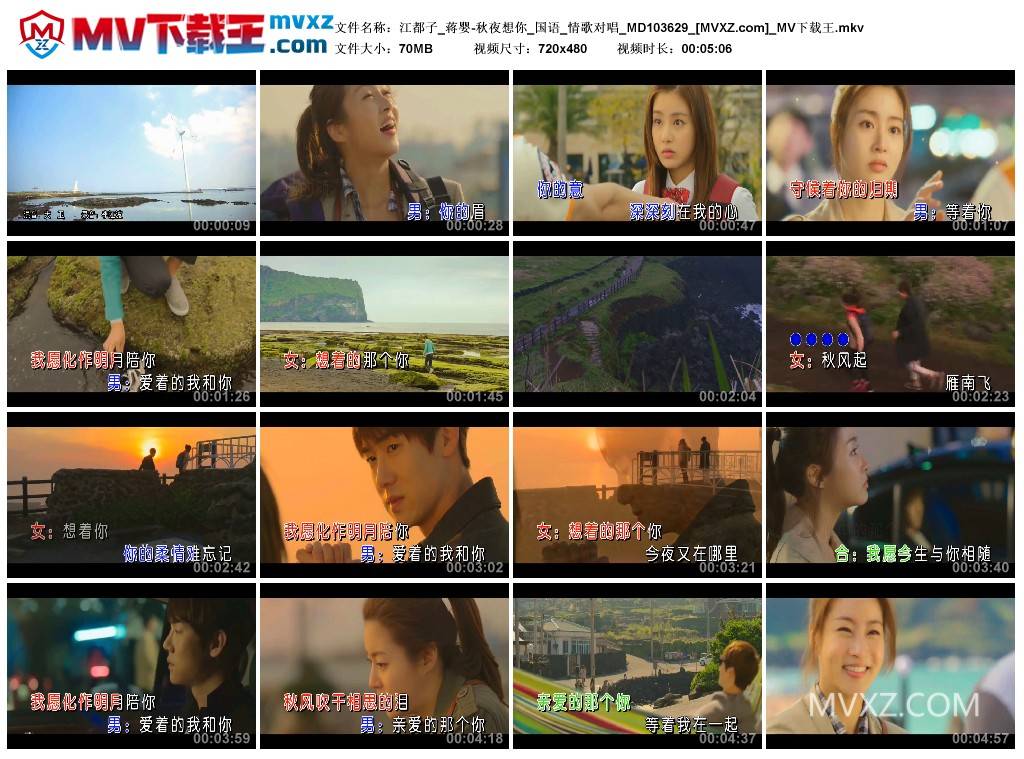 江都子_蒋婴-秋夜想你_国语_情歌对唱_MD103629